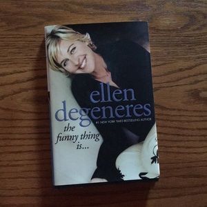 Ellen book been on a book shelf for like a year.